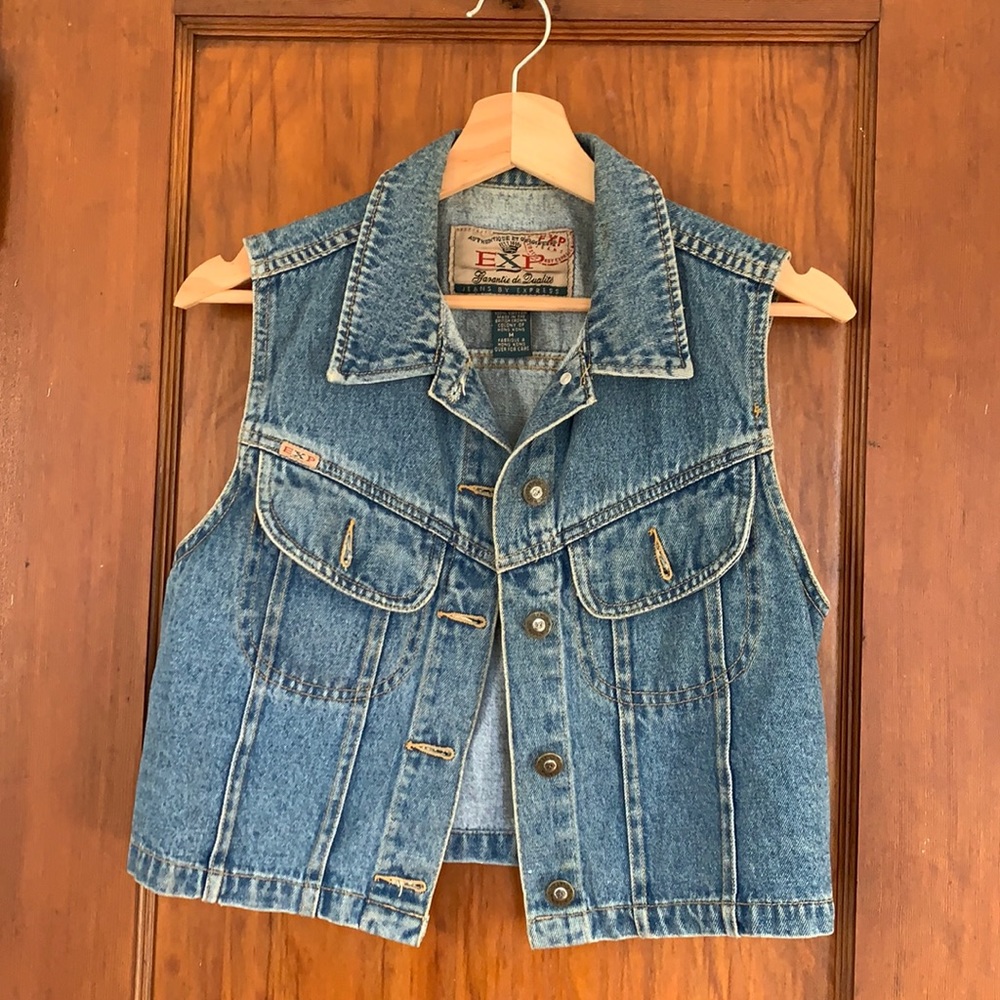 Vintage Express Denim Vest